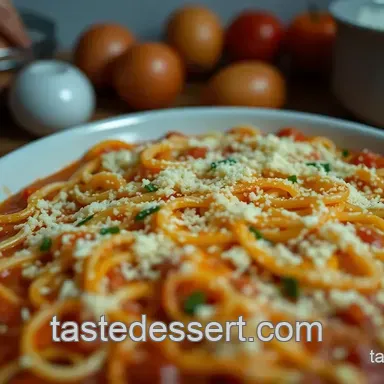 Cheesy Spaghetti Pie Delight: A Family Favorite Recipe
