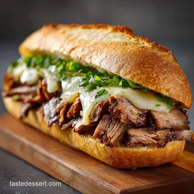 Chicago italian beef sandwich near me Windy City Classic Recipe Card