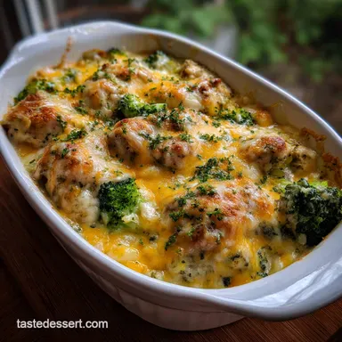 Chicken Broccoli Casserole Recipe: Easy Comfort Food! Recipe Card
