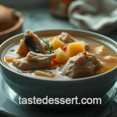 Chicken Carcass Soup: My Cozy Comfort recipe for chicken soup using!