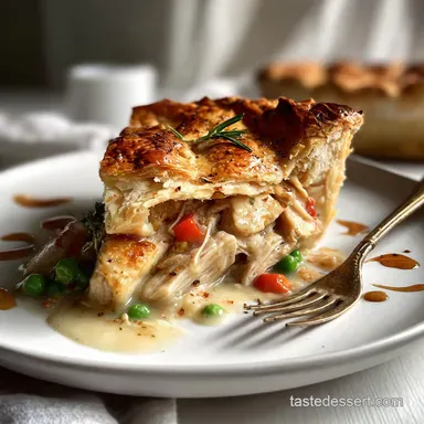 Chicken Pie Recipe: Crispy Baked Recipe Card