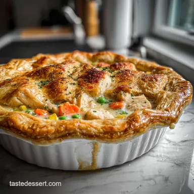 Chicken Pie Recipe: Crispy Baked