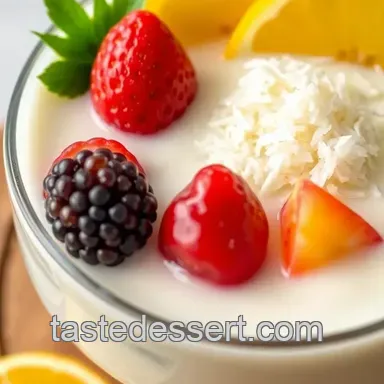 Easy & Delicious Chill Aloe Vera Dessert Foco with Fresh Fruits: My Refreshing Summer Treat Recipe Card