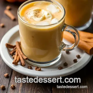 Chill Iced Pumpkin Creamy Delight presentation