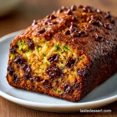 Moist Chocolate Chip Zucchini Bread