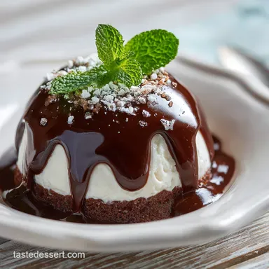 Elegant Chocolate Mascarpone Dome Dessert Recipe