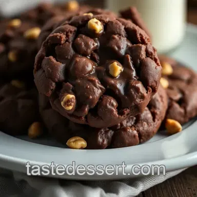 Chocolate Peanut Butter No-Bake Cookies: The Brit-Approved Cheat Treat presentation