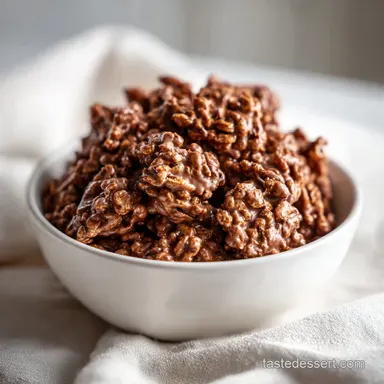 Chocolate Peanut Butter Scotcharoo Krispies in 15 Minutes Recipe Card