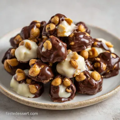 Chocolate Peanut Clusters: Slow-Cooked with Almond Bark