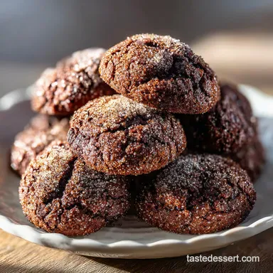 Chocolate Snickerdoodles in 25 Minutes Recipe Card