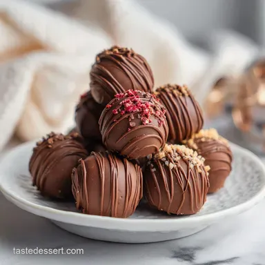 Christmas Truffles - No-Bake Recipe Recipe Card