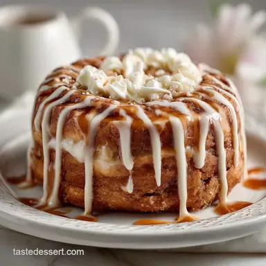 Cinnabon Cinnamon Roll Cake Recipe in 30 Minutes Recipe Card