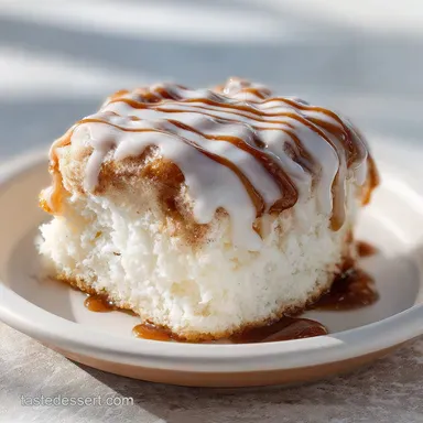 Cinnamon Roll Poke Cake in 35 Minutes Recipe Card