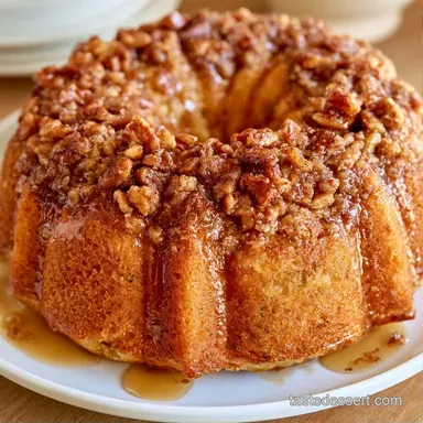 Sour Cream Zucchini Bundt Cake Recipe Card