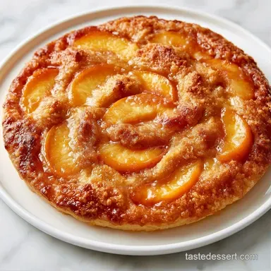 Classic Baked Peach Cobbler: Golden Recipe Card