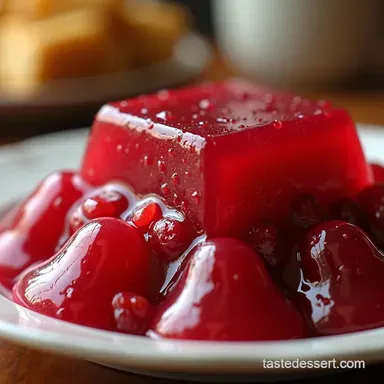 Easy Cranberry Jello Salad Recipe for the Holidays Recipe Card