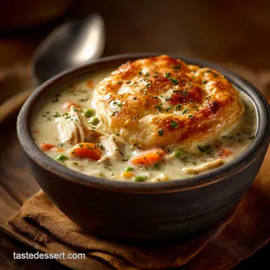 Chicken Pot Pie Soup: Ultra-Creamy Comfort Classic (Ready in 1 Hour) Recipe Card