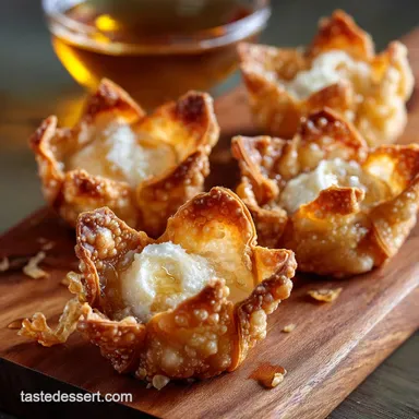 Crab Rangoon Recipe Crisp Creamy Easy Homemade Appetizers Recipe Card
