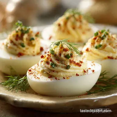Classic Deviled Eggs The Quintessential Creamy Tangy Recipe Recipe Card