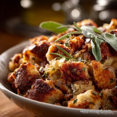 Sausage Stuffing: The Butchers Best Classic Sage Onion Recipe Recipe Card