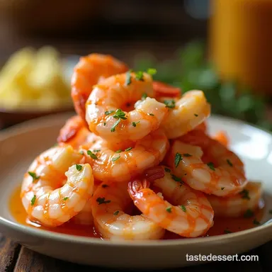 The Grand Dame Classic Shrimp Cocktail with Zesty Homemade Sauce Recipe Card