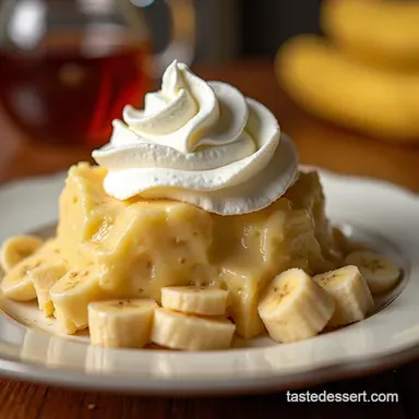Classic Banana Pudding with Cool Whip Southern Comfort Recipe Card