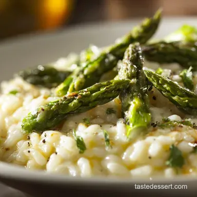 Spring Asparagus Risotto Bright, Creamy, Al Dente Perfection Recipe Card