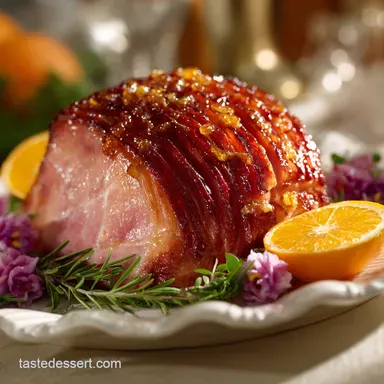 GingerKissed Glazed Baked Ham The Sticky Festive Centrepiece Recipe Card