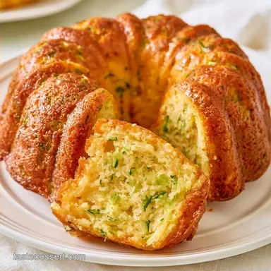 Zucchini Bundt Cake with Sour Cream