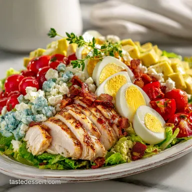 Cobb Salad Recipe in 35 Minutes Recipe Card