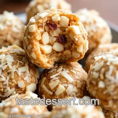 Coconut Almond Bliss Bites presentation