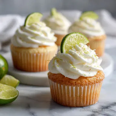 Coconut Lime Cupcakes with Cream Cheese Frosting