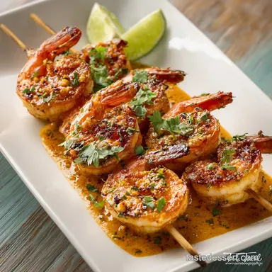 Coconut Red Curry Shrimp Skewers: Easy Thai Grilled Recipe