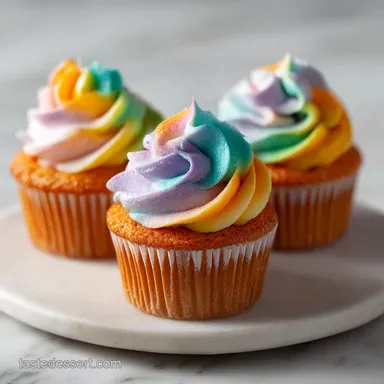Rainbow Cupcakes in 35 Minutes