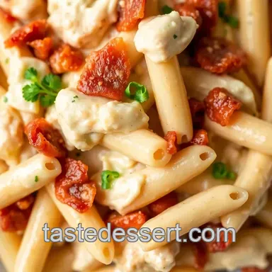 Creamy Chicken Penne in 30 Minutes presentation