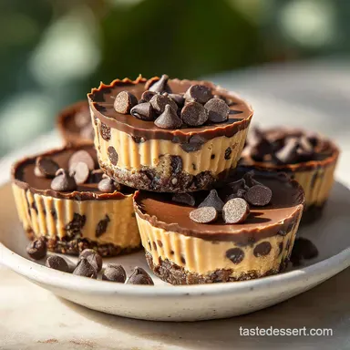 Chocolate Chip Cookie Dough Cups Ready in 30 Min Recipe Card