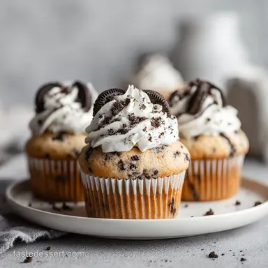 Cookies and Cream Cupcakes: Moist Chocolate Cupcakes for 15