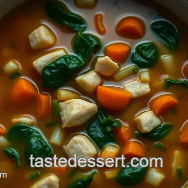 Cozy Chicken and Spinach Soup: A Hug in a Bowl!