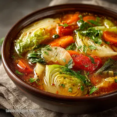 Cozy Crockpot Vegetable Soup Easiest Recipe Ever Recipe Card