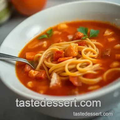 Cozy Up with Classic Mexican Fideo Soup (Sopa de Fideo) presentation
