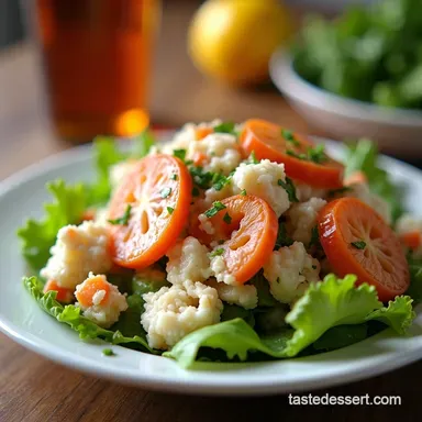 Crabby Coastline Seafood Salad My Easy Crab Salad Recipe Recipe Card