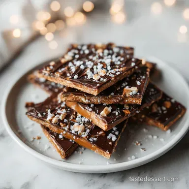 Cracker Toffee Recipe: 25 Minute Ultra-Crisp Recipe Card