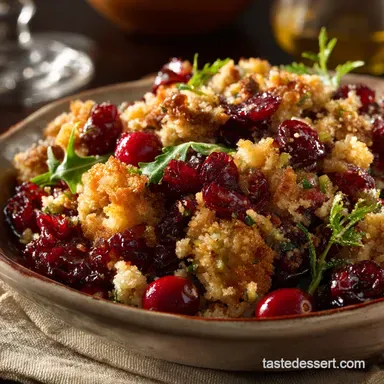 Thanksgiving Salad: The Brown Butter Crumble Cranberry Recipe Recipe Card
