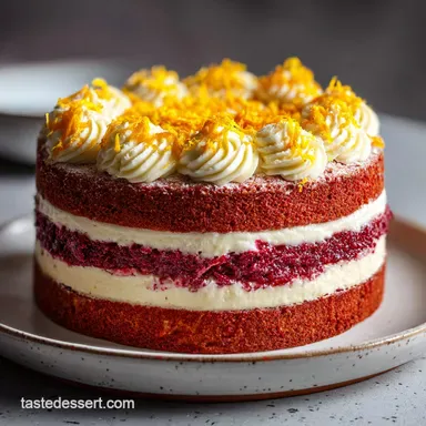 Cranberry Orange Layer Cake with Citrus Buttercream Recipe Card