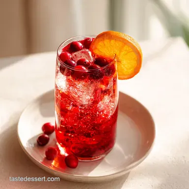 Cranberry Orange Mocktail in 5 Minutes Recipe Card