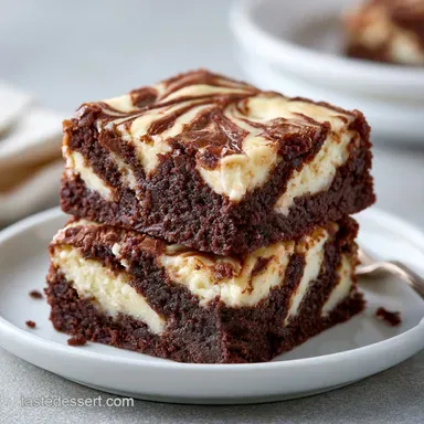 Cream Cheese Brownies with Coconut Sugar Recipe Card