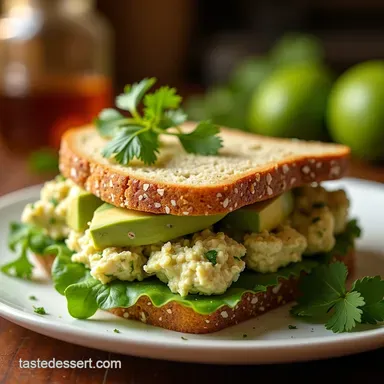 Healthy Avocado Tuna Salad Recipe No Mayo All Flavour Recipe Card