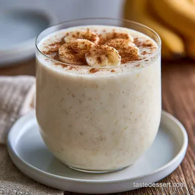 Creamy Banana Oat Smoothie in 5 Minutes Recipe Card