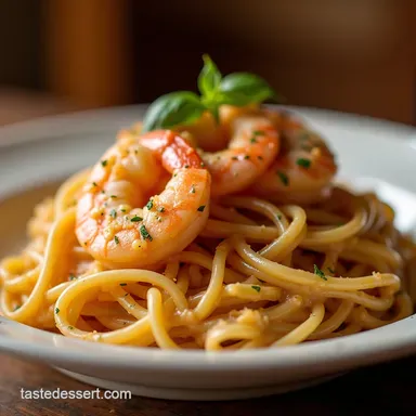 Foolproof Creamy Cajun Shrimp Pasta Rich Spicy Alfredo Recipe Card