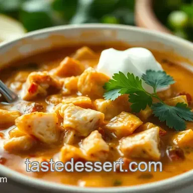 Creamy Chicken Enchilada Soup: Fiesta in a Bowl!